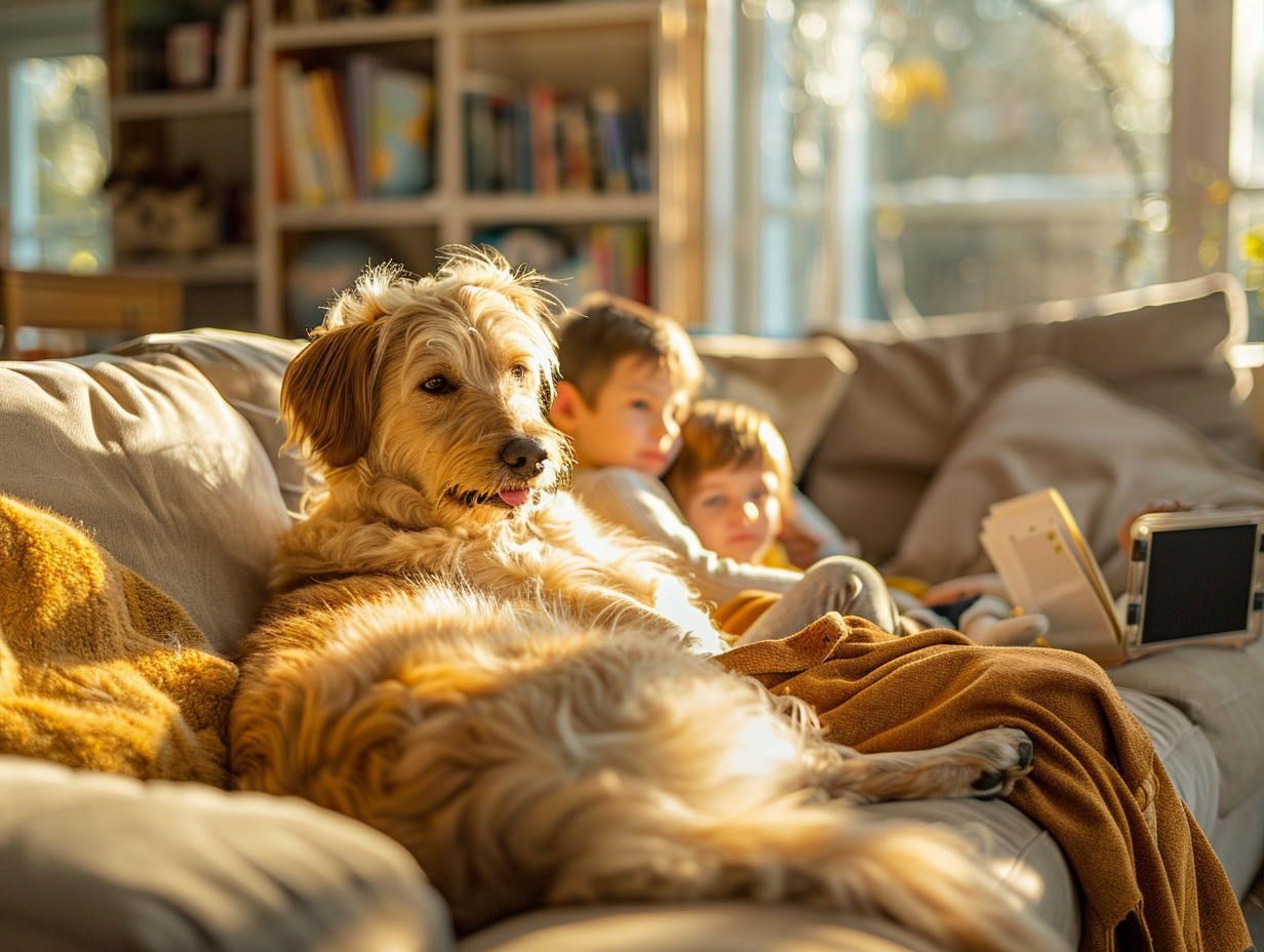 chien famille